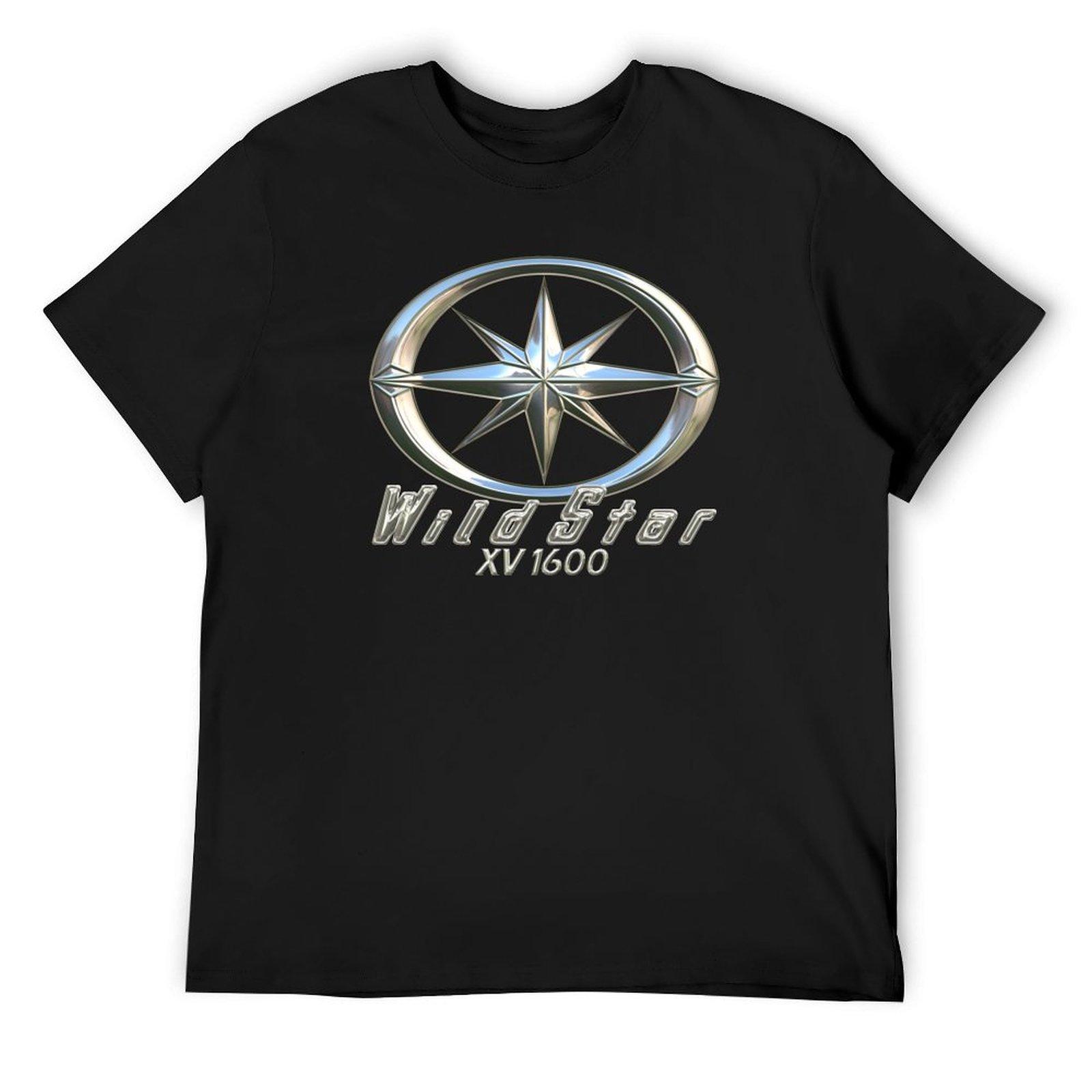

Wild Star XV 1600, Star Logo T-Shirt cotton man t-shirts graphics summer clothes baggy shirts slim fit t shirts for men S