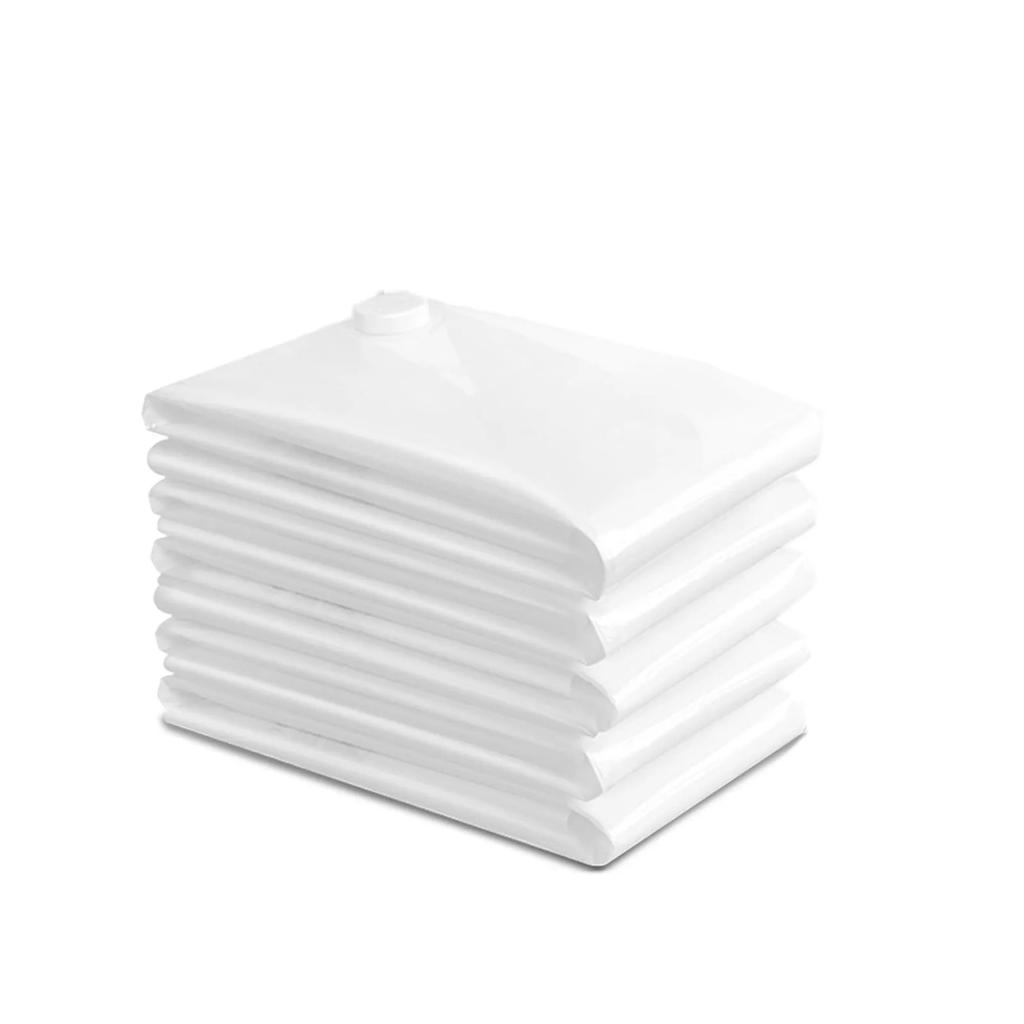 Storage Bags, 5 Pack Space Saver Bags with Pump Vacuum Sealer Bags for Clothes, Comforters, Blankets, Bedding Organizer