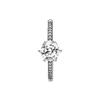 Pandora Sparkling Crown Solitaire Ring With Clear Cubic Zirconia P-198289CZ-54 For Women
