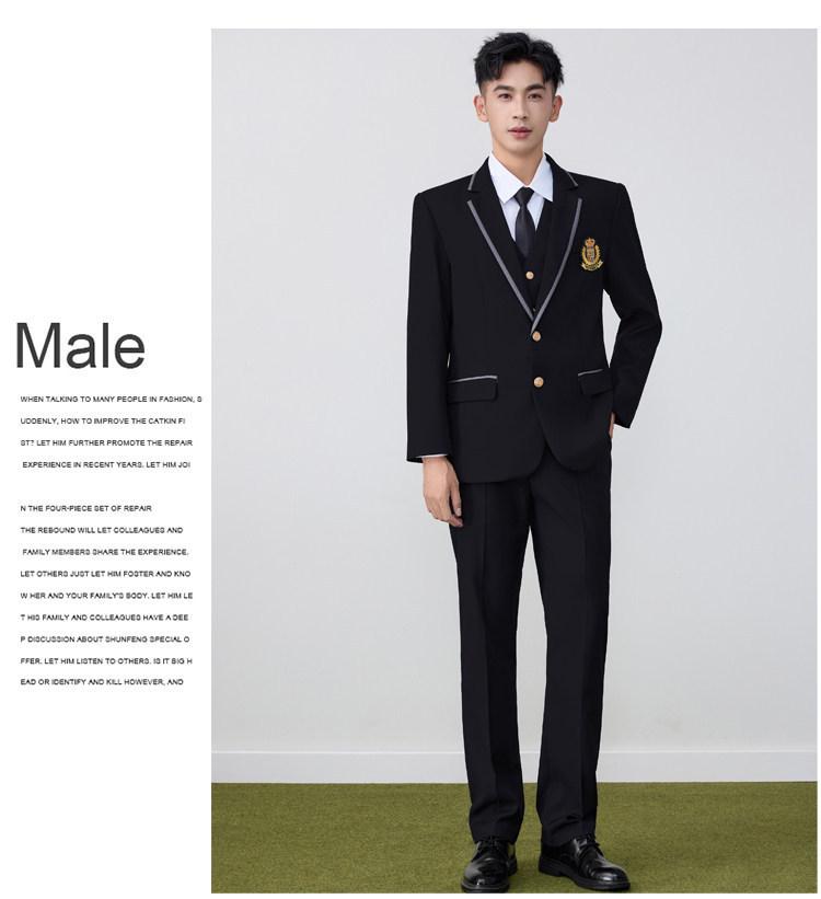 2026 Spring/Autumn College-Style Professional Suit Set for Men & Women - Student JK Uniform & Workwear