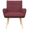Armchair Wine Red Fabric