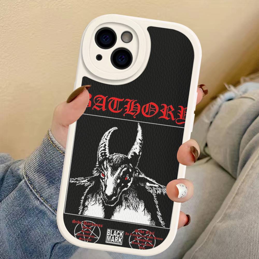 Bathory Quorthon Band Singer Leather Phone Case For IPhone 16 15 14 17 Pro Max 11 12 Mini Plus Soft Shell