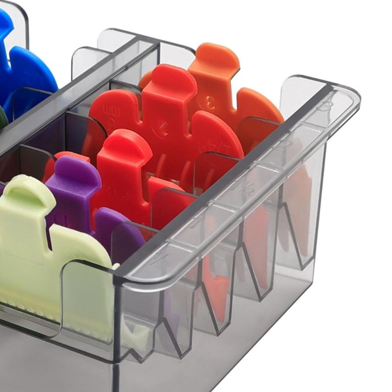 Practical Plastic Clippers Guard Holder Designed To Prevent Loss And Damage Storage Box For Barbers And Home Use