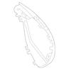 Rear Chrome Bumper Molding for Mercedes-Benz W2