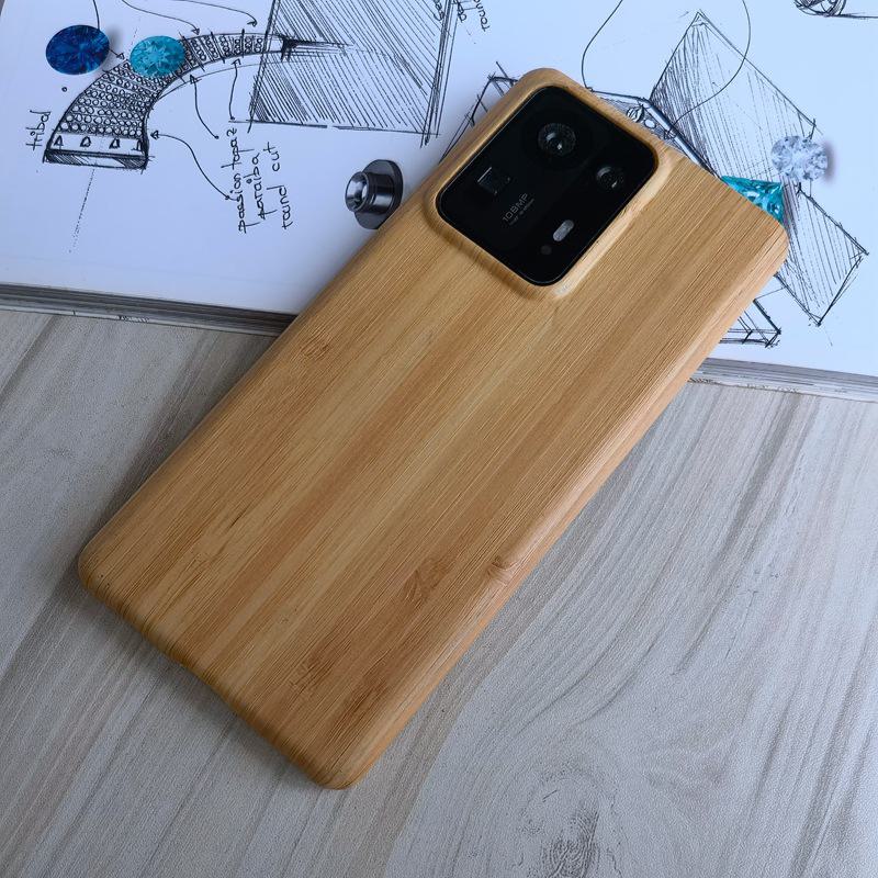 Xiaomi Mix4/Mix2S Aramid Fiber Bamboo Wood Protective Case: Thin, Anti-fall Mobile Phone Cover