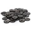 50pcs 4 Hole Round Buttons 25mm (1") Sewing Accessories Handmade Wooden Buttons  For Sewing DIY
