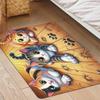1PC Cute Cats Pattern Door Mats Kitchen Rugs Non-Slip Pop Design Living Room Rugs Bath Mat Carpet for Home Sink Laundry Decor