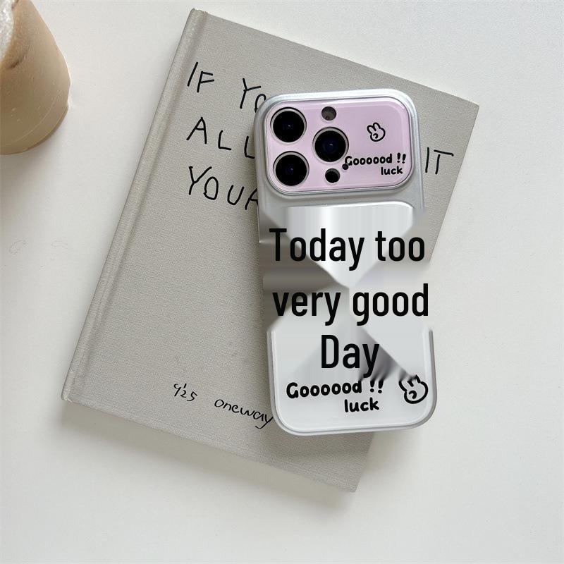 Lucky Creative Text Phone Case for iPhone 17, 16 Pro Max, 15, 14