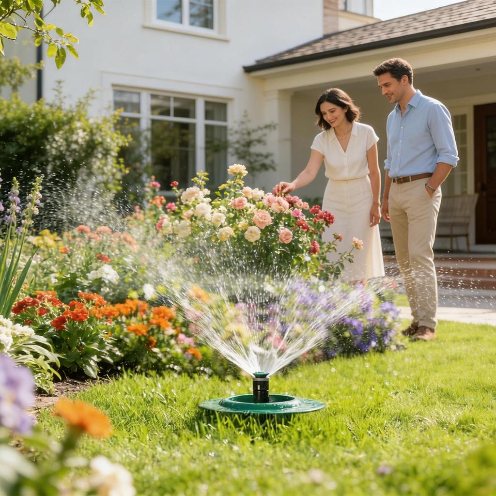 6pcs Outdoor Lawn Sprinkler Head Cover Protector UV Resistant Garden Irrigation Guard Adjustable Sprinkler Head Shield