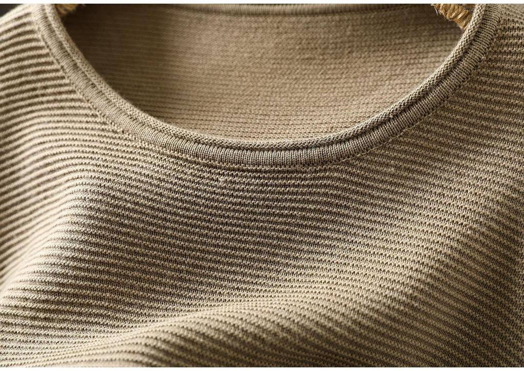 Autumn Cartoon Print Long Sleeve Knit Cotton Sweater for Women