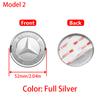 OFK3   Car Styling Logo Steering Wheel Center Badge Logo Sticker For Mercedes Benz AMG W204 GLC CLA W205 W203 W206 W253 Car Ornaments