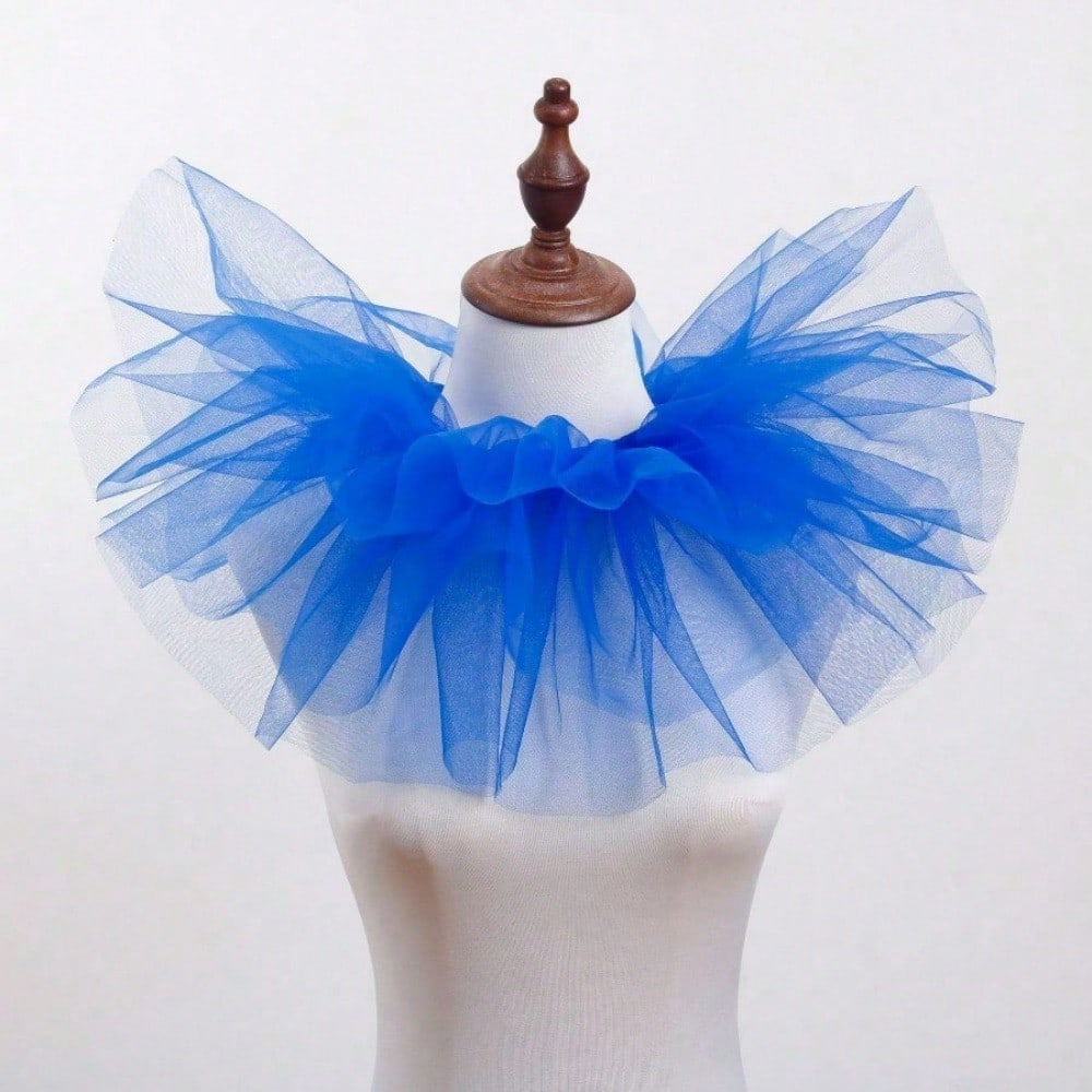 Maskennetz-Falschkragen, Zirkus-Halloween-Accessoires, Bühnenrequisiten