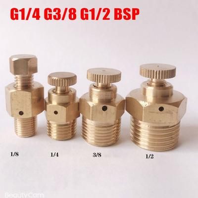 1Pcs 1/8" 1/4" 3/8" 1/2" BSP Air Release Valve PN 1.6 Mpa Vent Valve Durable Manual Exhaust Valve