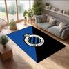 Club Brugge FC Soccer Football Pattern Soft Area Rug Non Slip Indoor Floor Carpet Sports Decor Mat for Bedroom