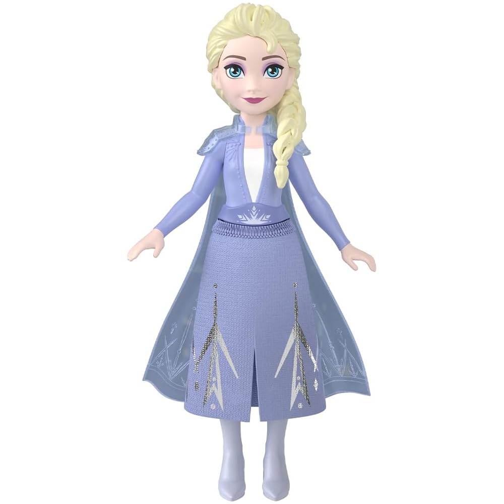 Mattel Disney Frozen Elsa Mini Doll Dress-Up Toy 3 Years and Up
