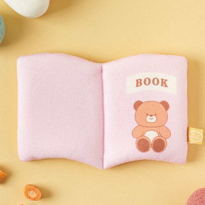 

[Pet] Cozytum Mini Book Shape Nose Work Toy Pink