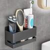 Wall Mounted Toothbrush Holder Punch Free Razor Storage Rack Practical Toothpaste Holder  Kitchen
