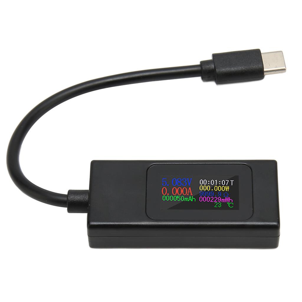 USB Tester Professional Current Voltage Power Time Accurate Measurement Bidirectional USB C Meter 4‑30V 0‑6.5A