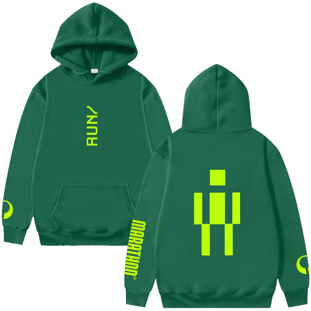Felpa da Corsa Marathon Gioco Marathon Abbigliamento Grafico Trendy Donna Uomo Manica Lunga High Street Felpe Pullover Casual