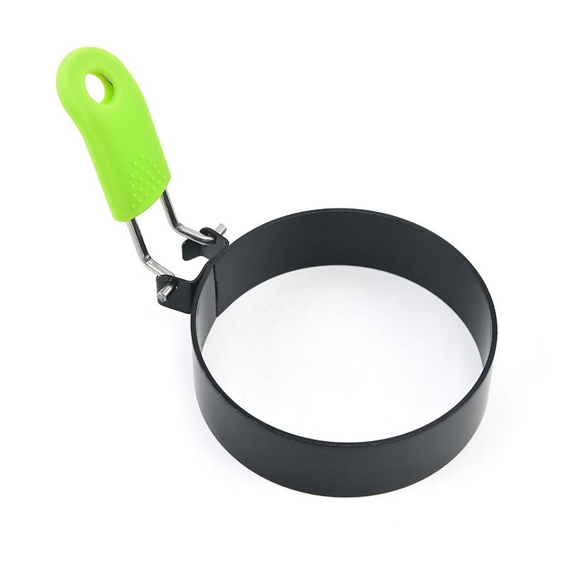 Heart-Shaped Stainless Steel Egg and Cookie Mold Cooking Tool