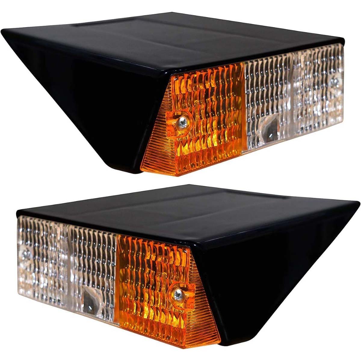 

APSMOTIV Front indicator/flashing light for Deutz Fahr tractor, set by LH & RH (bulbs not included) - 11002402 12 V чёрный