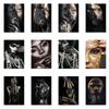 Black Gold Woman Canvas Painting African Women Poster and Prints Scandinavian Wall Art Picture for Home Decor Living Room Mural