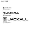JACKALL JK Cutting Sticker, Rectangular, Small, White