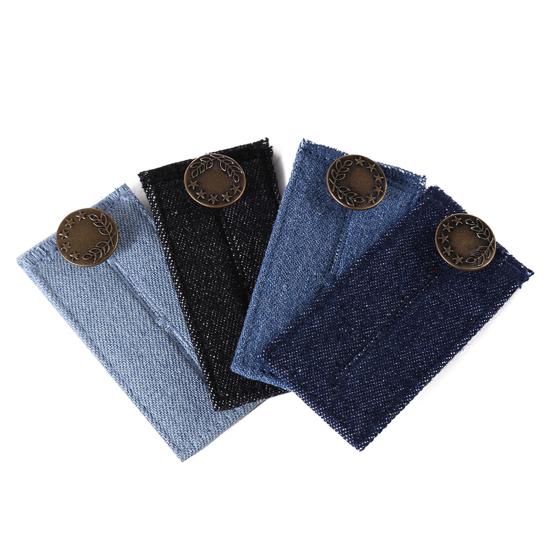 Pantaloni Blugi Denim Curea Prelungitoare Buton Îmbrăcăminte De Maternitate Accesorii
