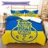 Juego de edredón y fundas de almohada del club de Oporto Decoración del hogar Regalo de cumpleaños (1 * funda nórdica + 2 * fundas de almohada, sin núcleo)