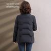 SNOWFLYING Women's Mid-Aged Chinese Style Short Down Jacket