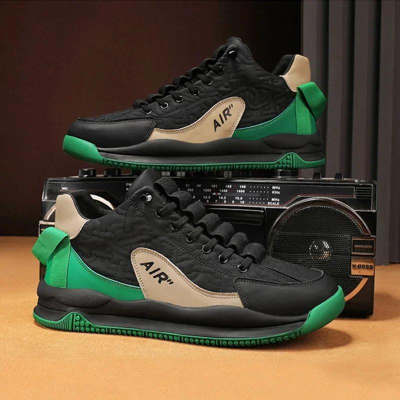 

Мужская спортивная повседневная обувь на платформе, модные легкие кроссовки, дышащая спортивная обувь, мужские туфли без застежек Zapatillas Hombre 44