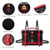 Gothic Tote Bag for Women Satchel Bag with Display Insert for Anime Pins & Button Badges Women's Y2k PU Leather Shoulder Bag Handbag Crossbody Bags