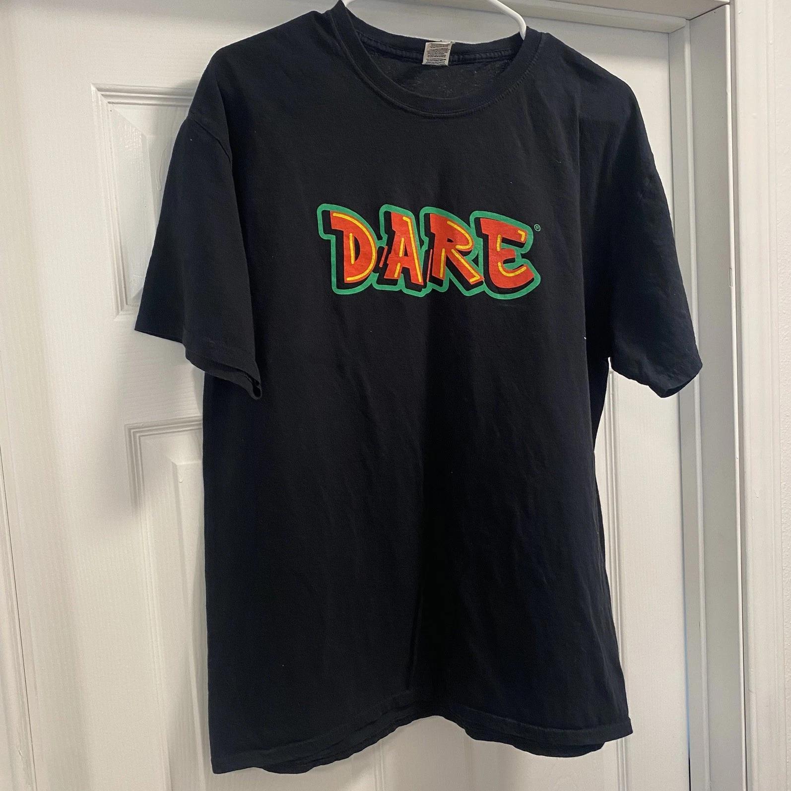 Vintage DARE Drug Program T Shirt Men s Large Graffiti 90s Y2K 4XL