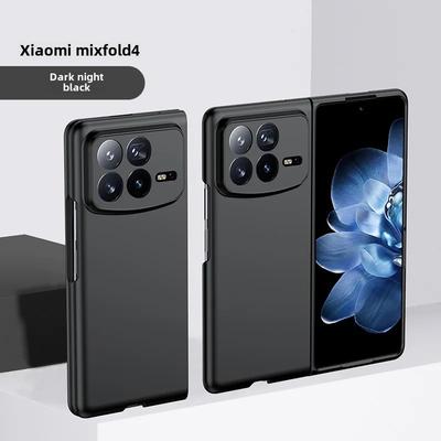 Luxury Fashion Solid Candy Color Folding Case for Xiaomi Mix Fold 4 Skin Feel Anti-Fall Screen Protective Lens Shockproof Full Protect Cover