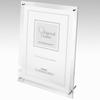 Face Five Frame, Clear, A3 Size (297 X 420 Mm), High-Purity Acrylic Frame, Can Be Used Vertically or Horizontally, for Tabletop or Wall Mounting