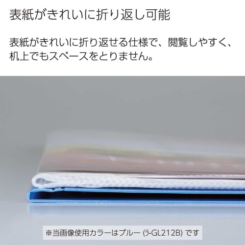 KOKUYO File Clear Book Glassel Fixed Type A2 20 Sheets White La-GL212W