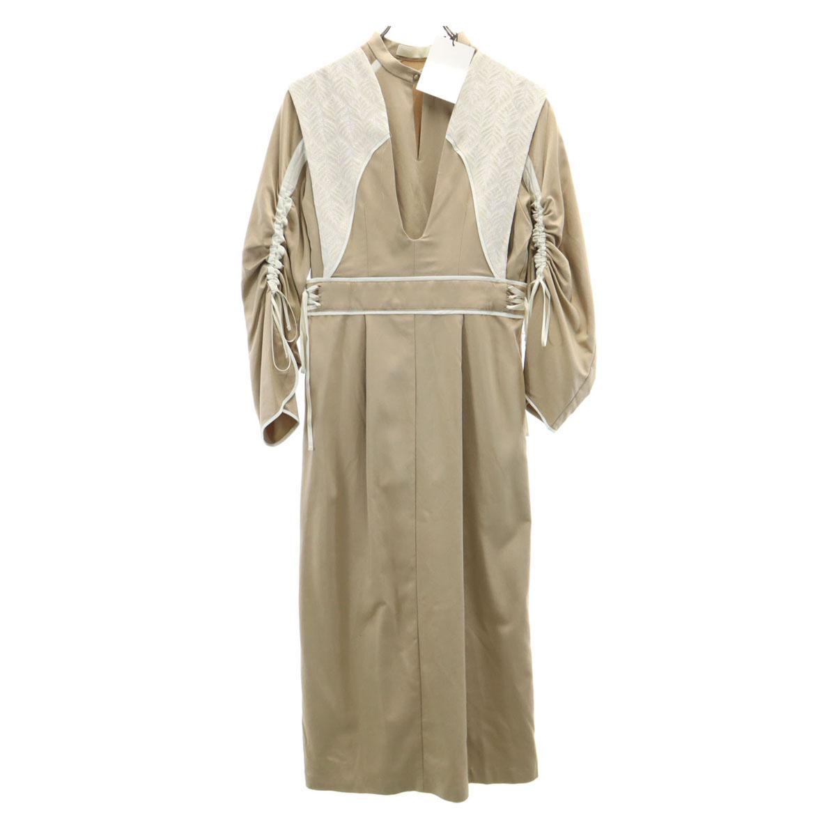 

PUBLIC TOKYO Неиспользованный Сделано в Японии Комплект с длинным рукавом Многослойное платье Жаккард Женский Б/У