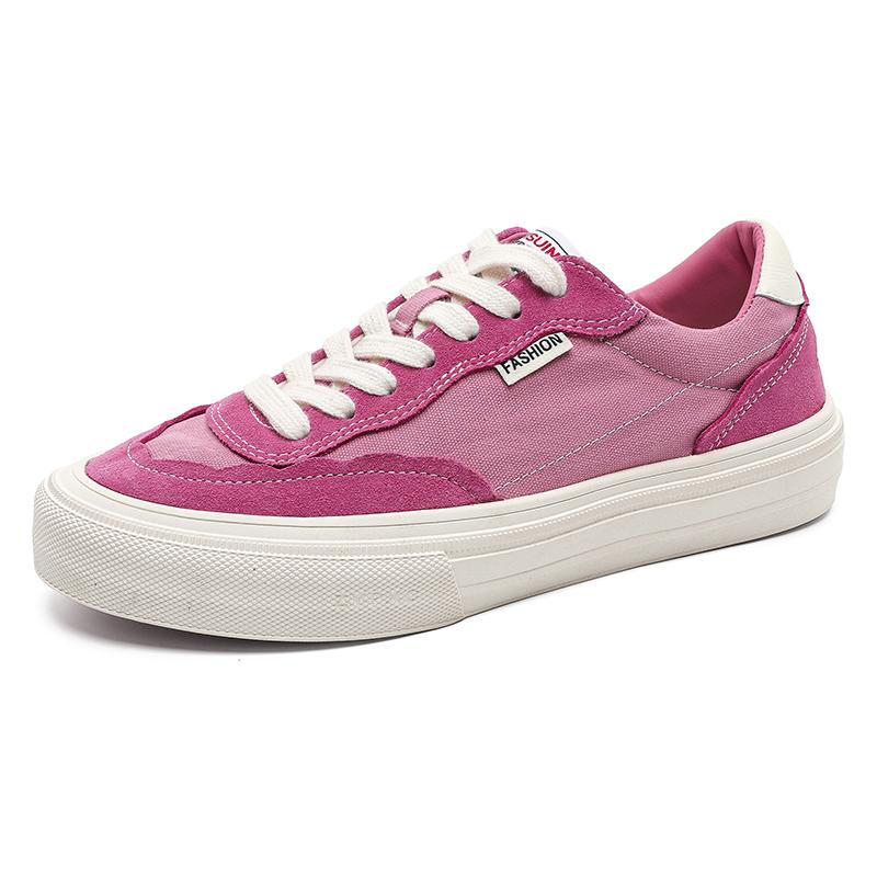 

Модные слипоны на шнуровке Удобные кроссовки для ходьбы для повседневной уличной носки Вулканизированная обувь Мужская парусиновая повседневная обувь Легкая плоская 46 фиолетовый