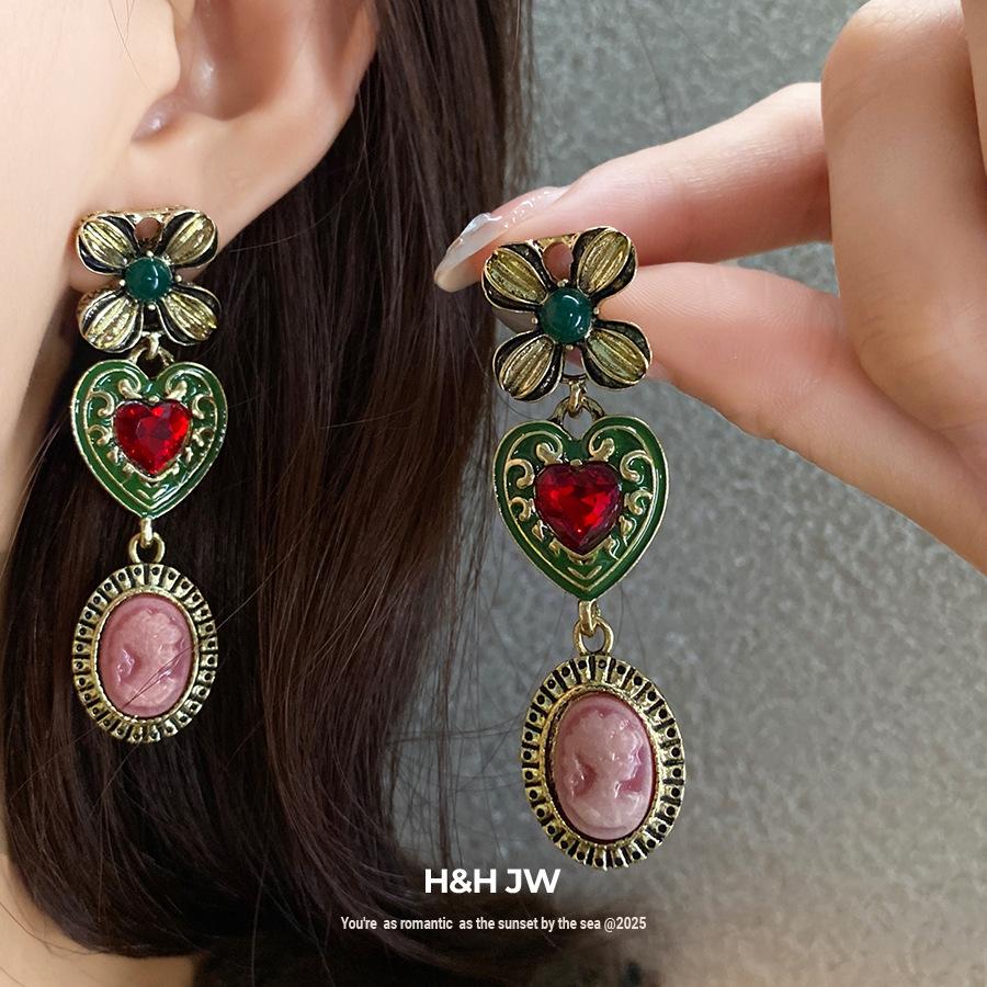 Gioielli Diamante Fiore Amore Collana Retrò Temperamento Catena Clavicola Lusso Leggero Senso Premium Articoli
