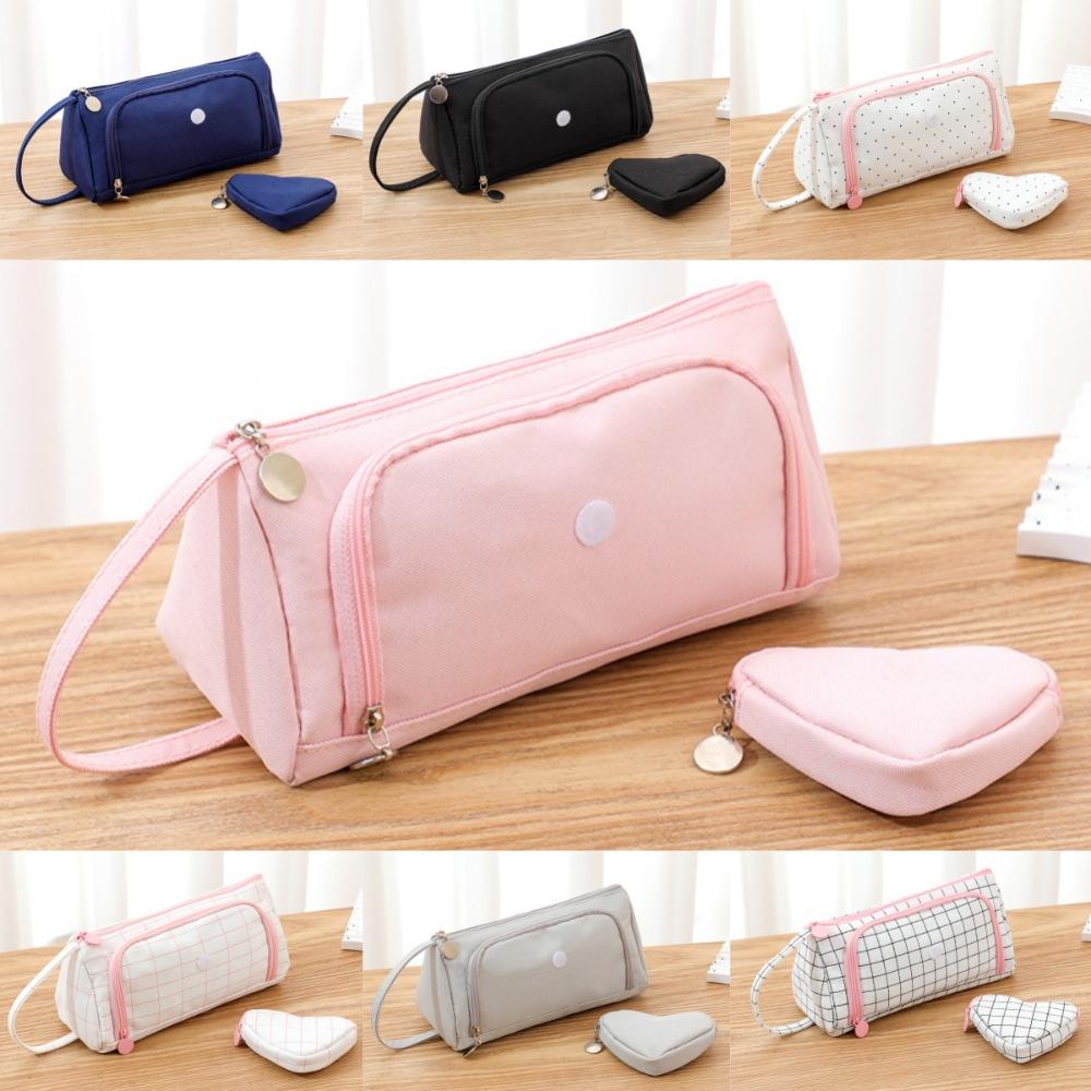 

Multi Layer Large Capacity Pencil Case Love Korean Pen Pencil Bag Students Style 2