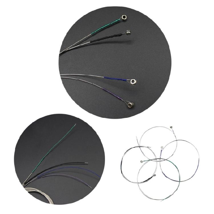 Viola Strings Replacement Full Set Stainless Steel Core Nickel Plated Ball End