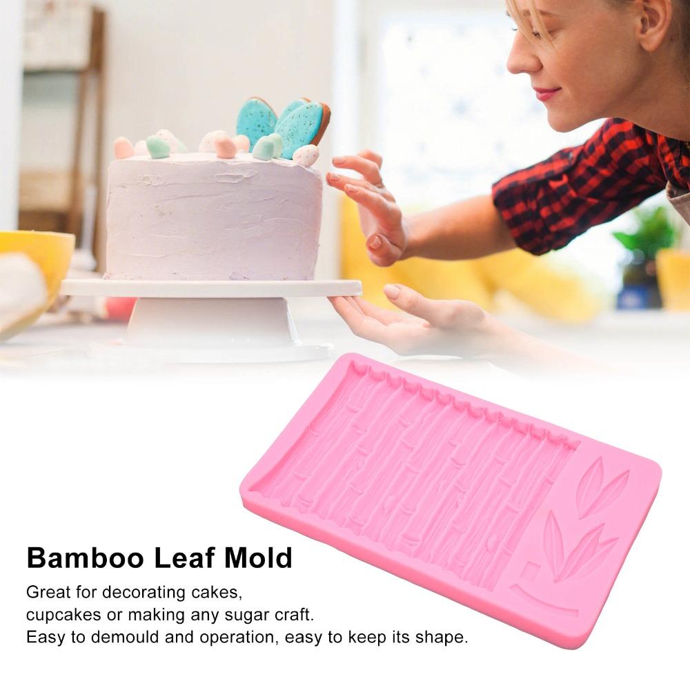 Bamboo Pattern Bamboo Leaf Silicone Mold Chinese Style Fondant Chocolate Mold DIY Sugarcraft