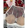 Outfitgirl Light Diamond Crop Top Short Vest Summer Sexy Style Halterneck Strap Crop Top Sling Net Red Intimates