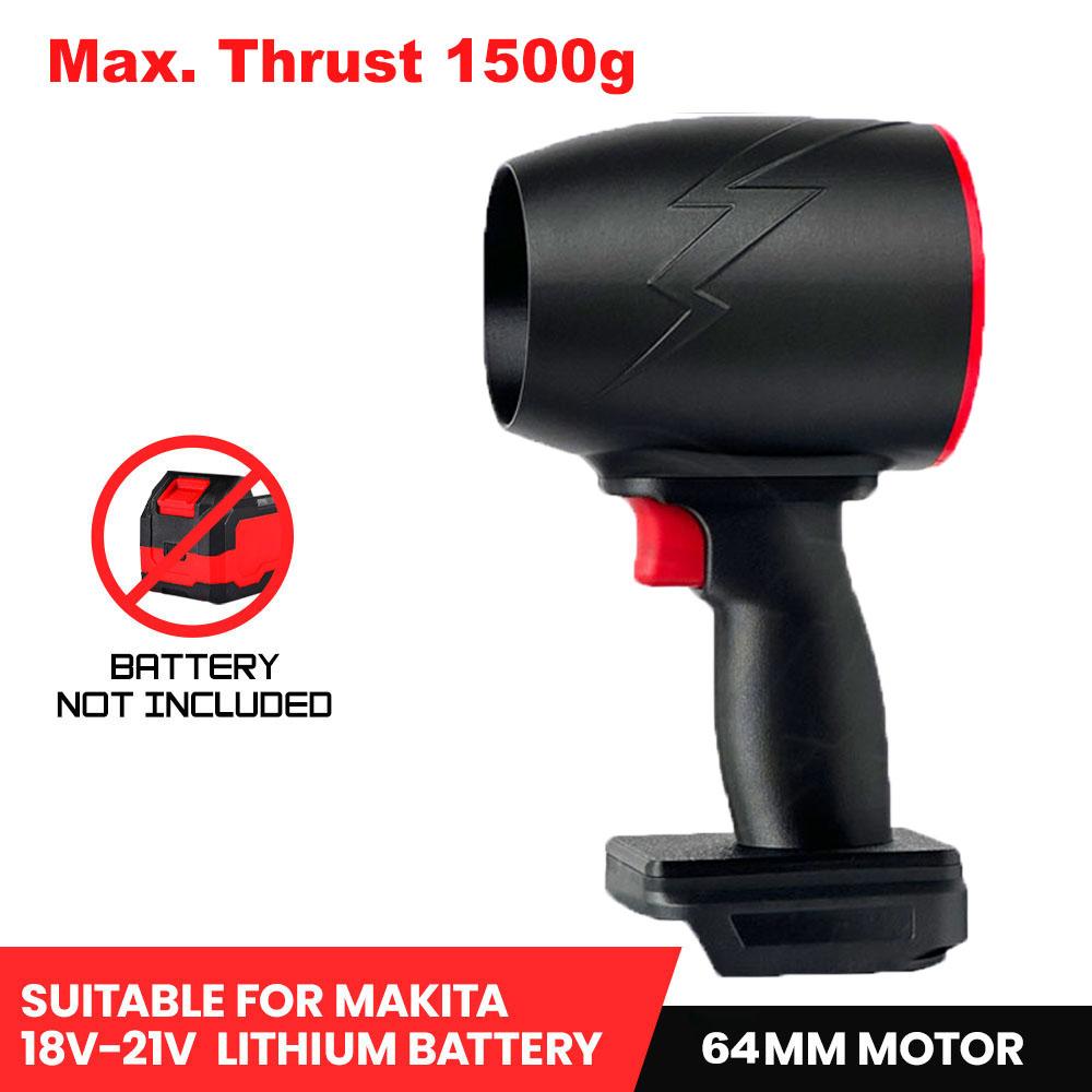 Powerful 64mm/70mm Handheld Turbo Jet Fan High Speed Brushless Motor Thrust 1500-2300g Car Wash Air Gun 1000W Violent Air Blower