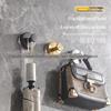 Stainless Steel Punch-Free Wall-Mounted Couple Coat Hooks