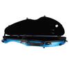 4 4 Violin Storage Case with Hygrometer and Combination Lock Shoulder Straps Lightweight Carbon Fiber Violin Box Blue