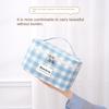 Large Capacity Checkered  Makeup Bag Korean Style Wash Pouch Bag Women Cosmetic Bag  Ladies