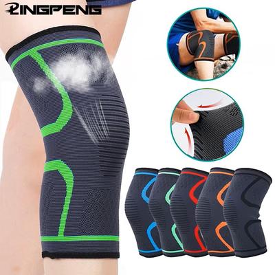 1PC Fitness Bieganie Kolarstwo Kolana Wsparcie Elastyczny Nylon Sport Kompresyjny Nakolannik Rękaw do Koszykówki Siatkówki