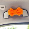 1 PCs Car Roof Handle Cover, Soft Suede Protective Cover, Car Roof Armrest Covers, Auto Interior Cute Bow Tie Accessories