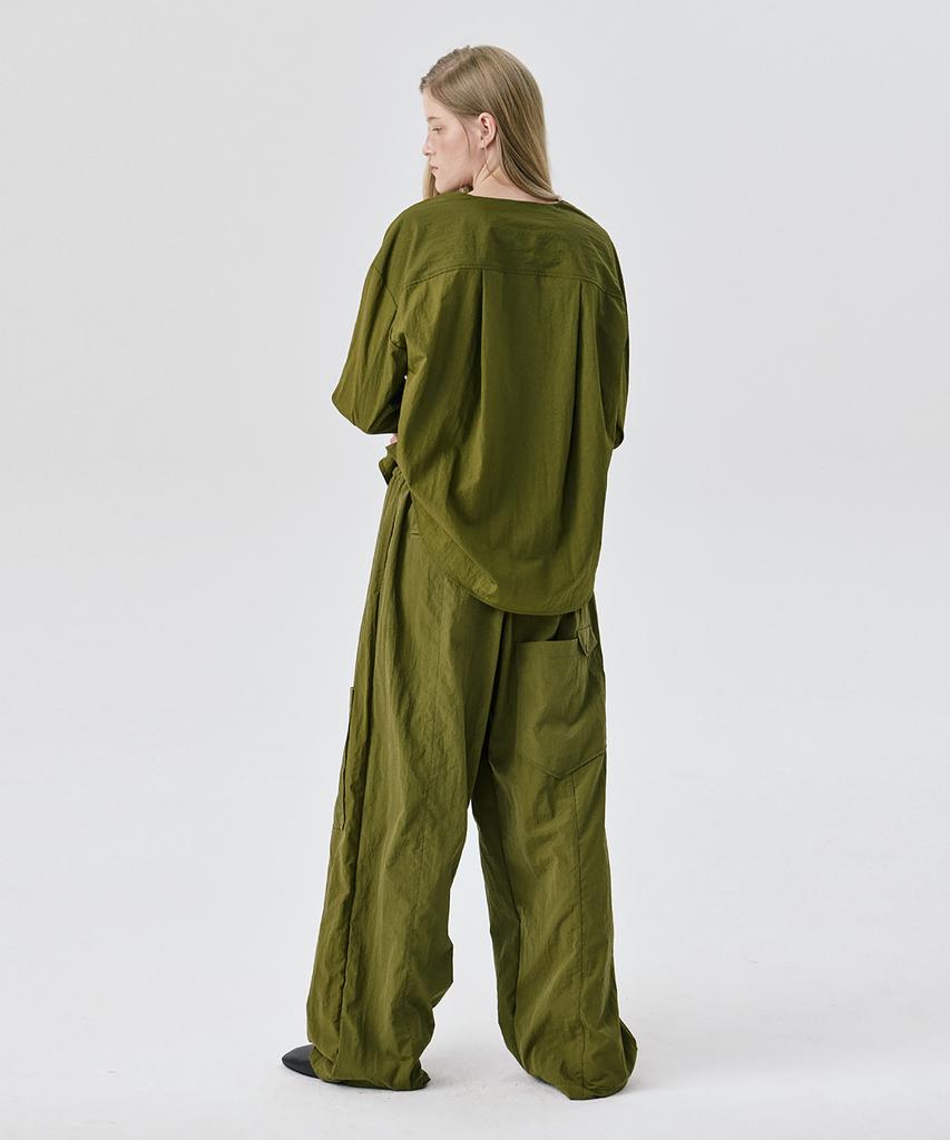 WNDERKAMMER String Tunnel Pants_Khaki